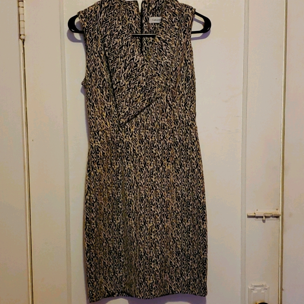 Calvin Klein Wool Career Dress